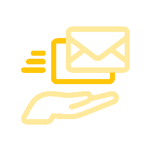Imagem animada de email